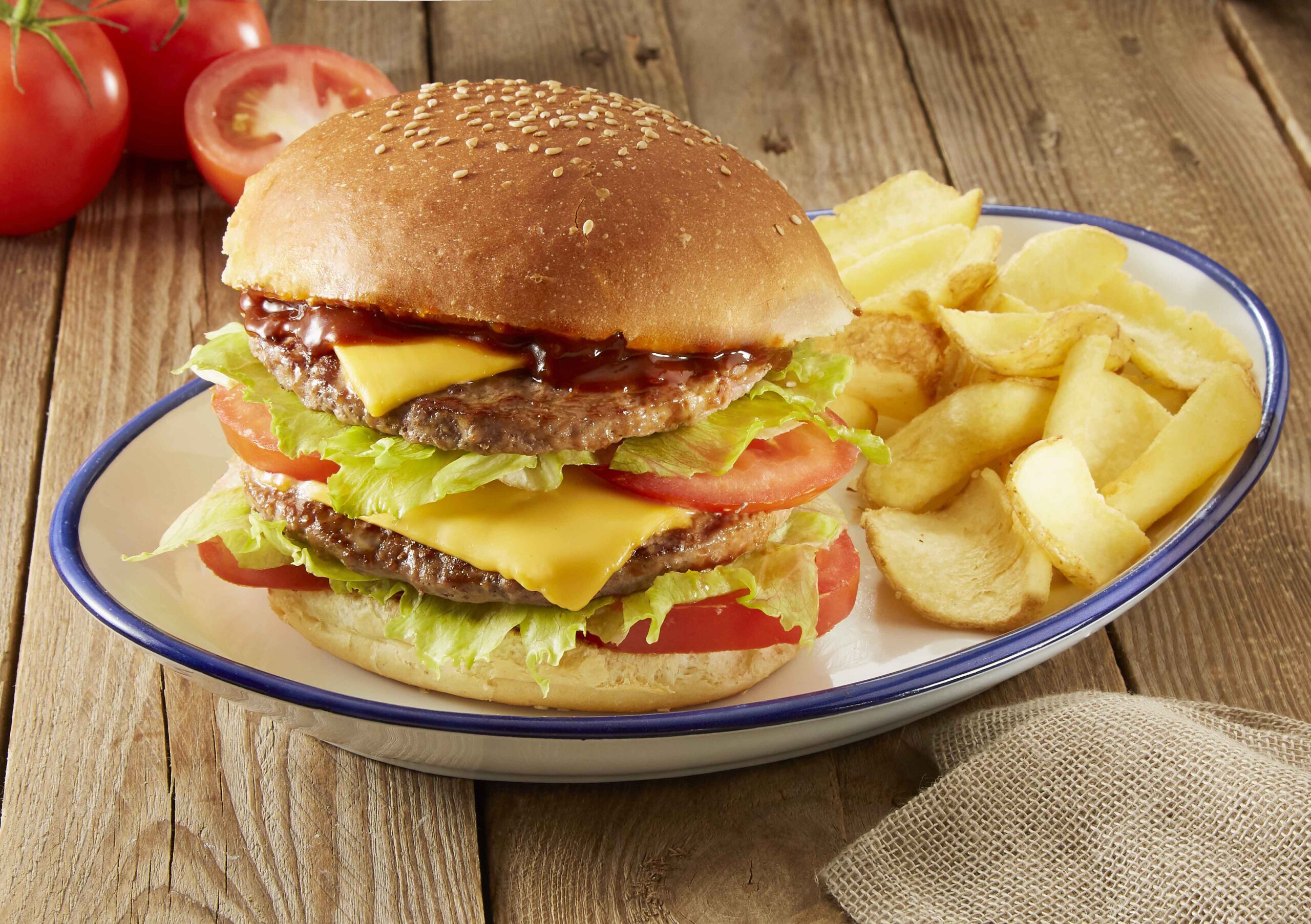 DOUBLE CHEESE BURGER -8213