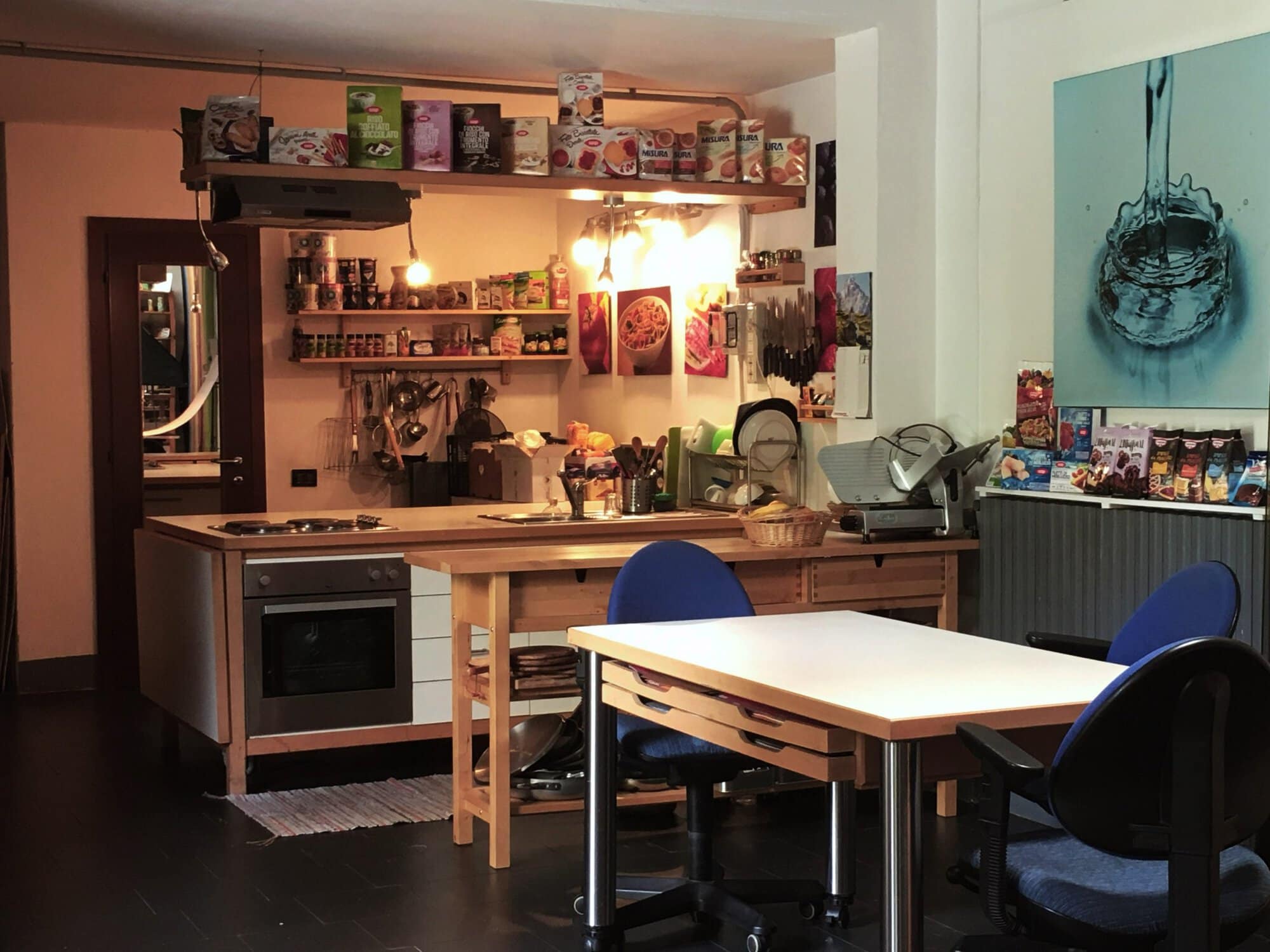 La cucina di set